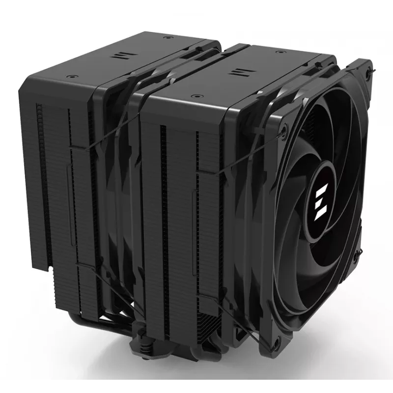 Chłodzenie CPU ZALMAN CNPS14X Duo Czarny, rozwiązanie chłodzące z podwójnym wentylatorem 120 mm