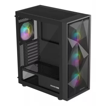 GENESIS Diaxid 605 ARGB Midi Tower Czarny