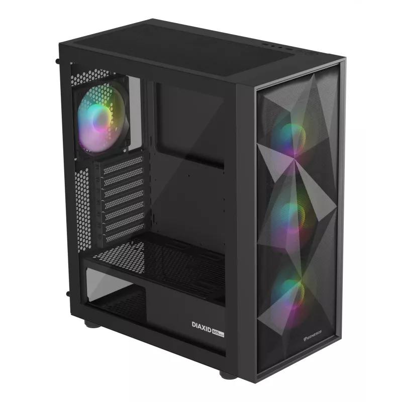 GENESIS Diaxid 605 ARGB Midi Tower Czarny