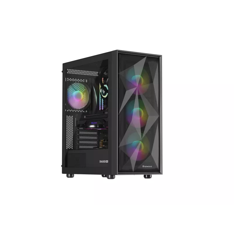 GENESIS Diaxid 605 ARGB Midi Tower Czarny