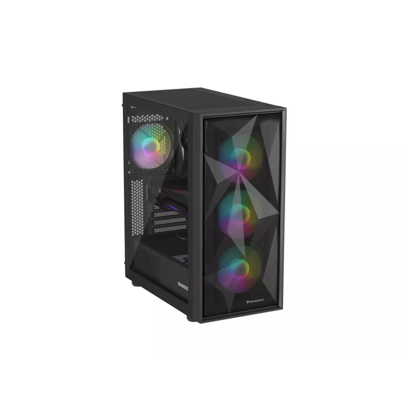 GENESIS Diaxid 605 ARGB Midi Tower Czarny