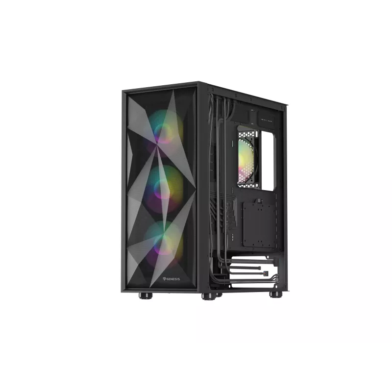 GENESIS Diaxid 605 ARGB Midi Tower Czarny