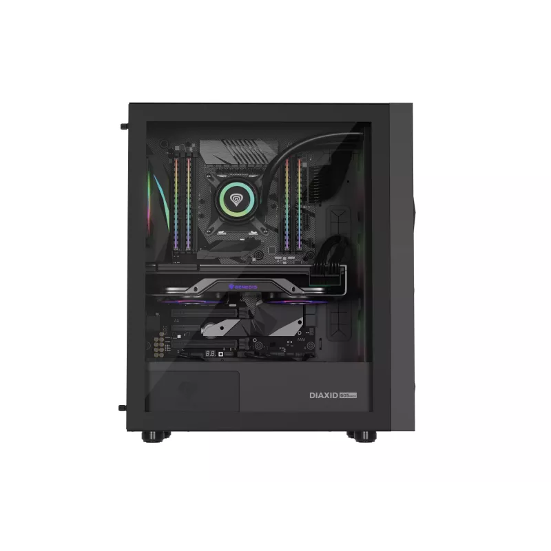 GENESIS Diaxid 605 ARGB Midi Tower Czarny