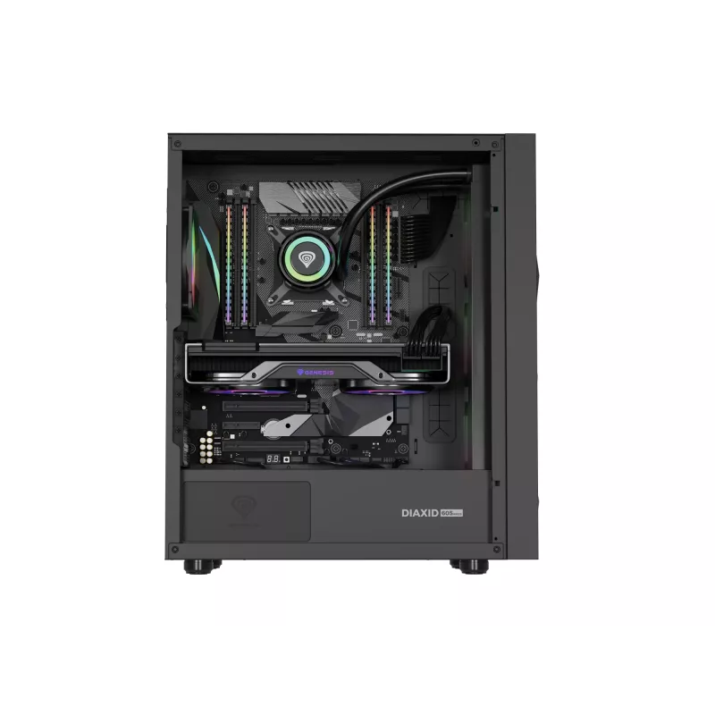 GENESIS Diaxid 605 ARGB Midi Tower Czarny