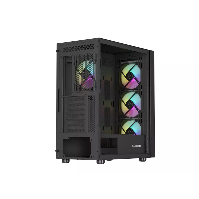 GENESIS Diaxid 605 ARGB Midi Tower Czarny