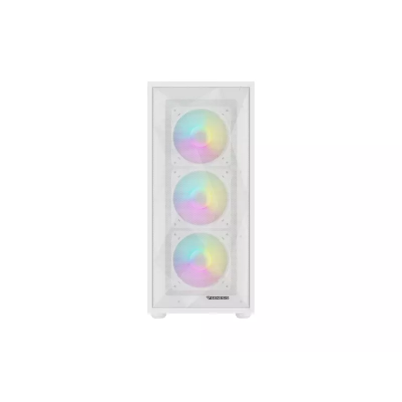 GENESIS Diaxid 605 ARGB Midi Tower biały