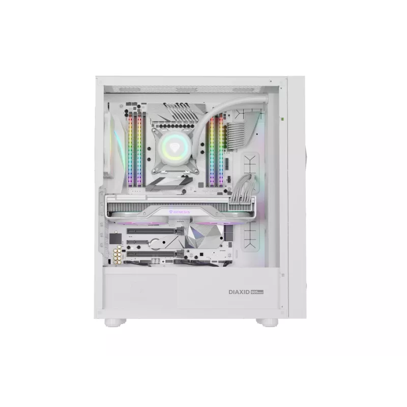 GENESIS Diaxid 605 ARGB Midi Tower biały