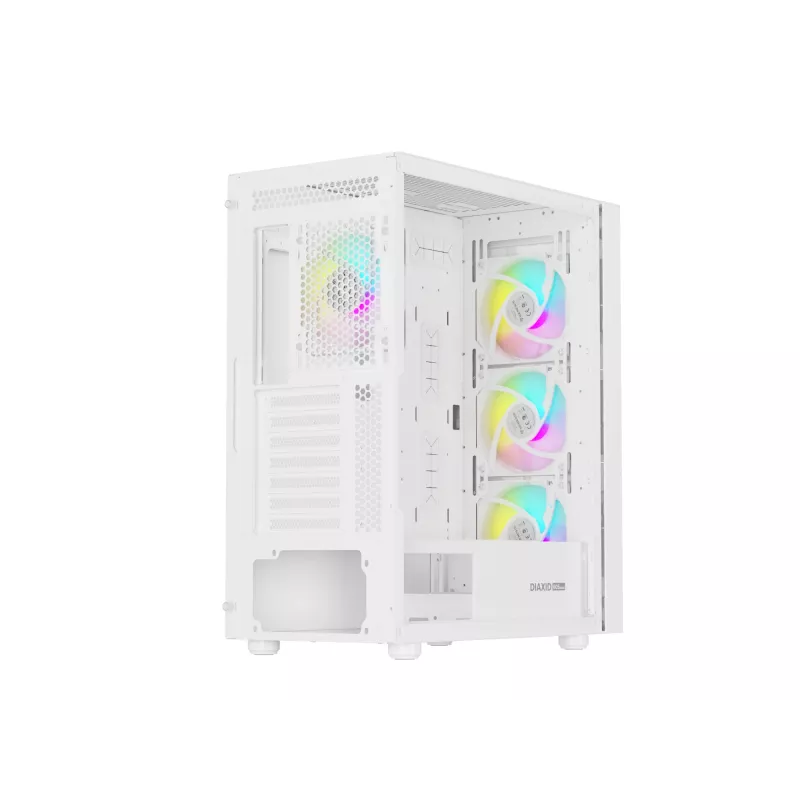 GENESIS Diaxid 605 ARGB Midi Tower biały
