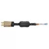 Hama 00205026 kabel HDMI 3 m HDMI Typ A (Standard) Czarny, Różowy