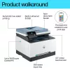 HP Color LaserJet Pro MFP 3302fdn, Laser, Druk kolorowy, 600 x 600 DPI, A4, Druk bezpośredni, Niebieski