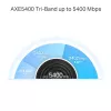 TP-Link AXE5400 Whole Home Mesh Wi-Fi 6E System(Tri-Band), biały DECO XE75 PRO(3-PACK)