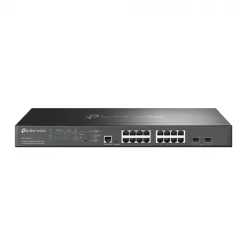 TP-Link Omada 16-portowy 2.5G i 2-portowy 10GE SFP+ przełącznik zarządzalny L2+ z 8 portami PoE+