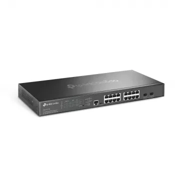 TP-Link Omada 16-portowy 2.5G i 2-portowy 10GE SFP+ przełącznik zarządzalny L2+ z 8 portami PoE+