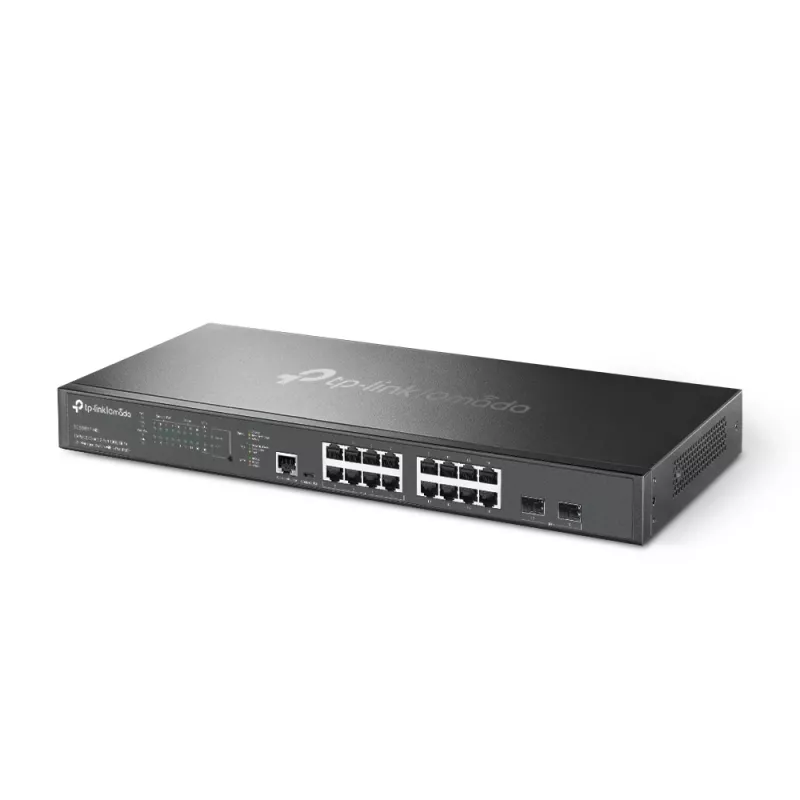 TP-Link Omada 16-portowy 2.5G i 2-portowy 10GE SFP+ przełącznik zarządzalny L2+ z 8 portami PoE+