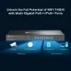 TP-Link Omada 16-portowy 2.5G i 2-portowy 10GE SFP+ przełącznik zarządzalny L2+ z 8 portami PoE+