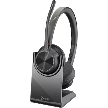 HP Poly Voyager 4320 USB-C Headset +BT700 dongle +Charging Stand