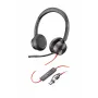 HP Poly Czarnywire 8225 Stereo USB-C Headset +USB-C/A Adapter