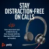 HP Poly Czarnywire 8225 Stereo USB-C Headset +USB-C/A Adapter