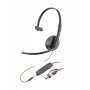 HP Poly Czarnywire 3215 monofoniczny zestaw słuchawkowy USB-C + wtyk 3,5 mm + adapter USB-C/A