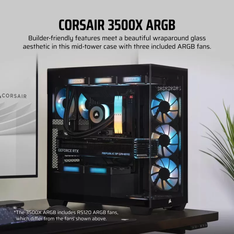Obudowa PC CORSAIR - 3500X ARGB Mid-Tower