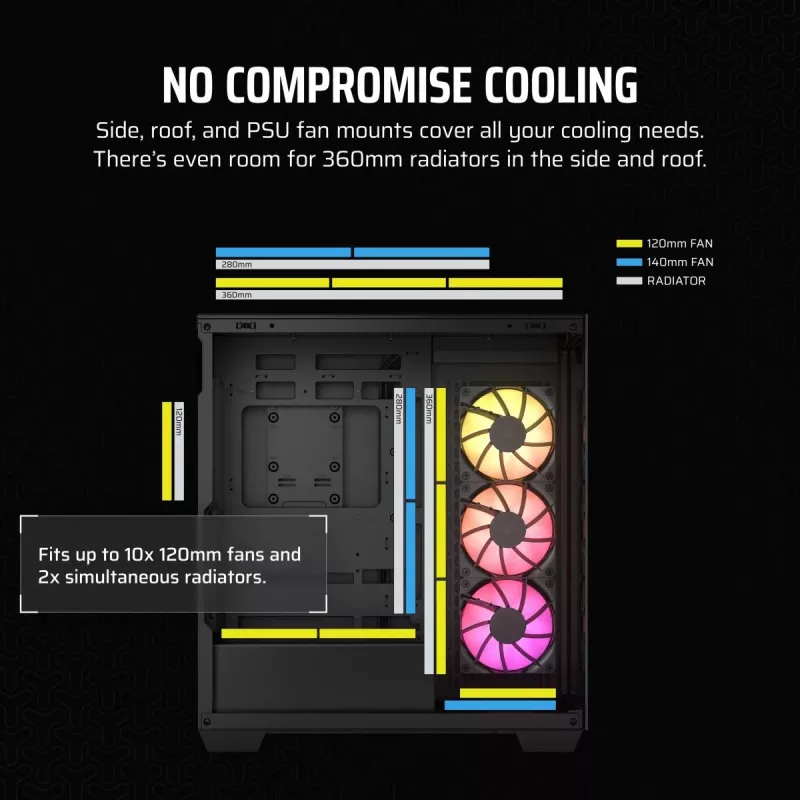 Obudowa PC CORSAIR - 3500X ARGB Mid-Tower