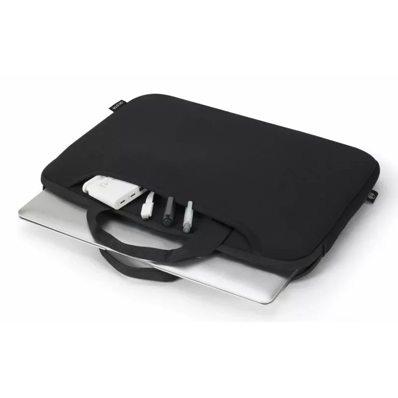 DICOTA Smart Sleeve One - 15-16in pokrowiec na notebook - Czarny / Materiał z recyklingu Jersey