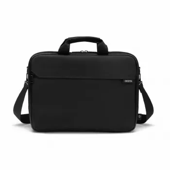 DICOTA Top Traveller One - Torba na notebooka 13-14,1 cala - Czarna / Poliester z recyklingu PET 300d