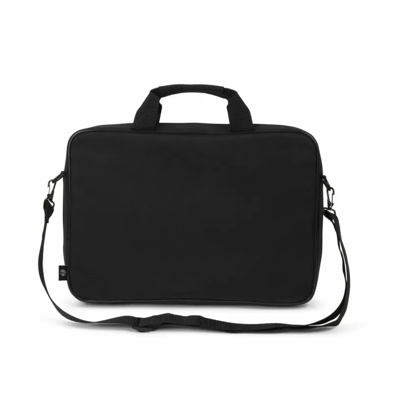 DICOTA Top Traveller One - 15-1713n Torba na notebooka - Czarna / 300d Poliester z recyklingu PET