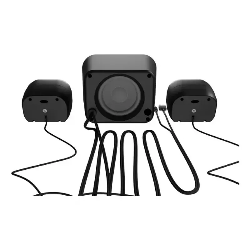 Mini system audio domowego NATEC NGL-2111 — 3 W RMS, 2 głośniki, wejście 3,5 mm, woofer 7,62 cm, czarny