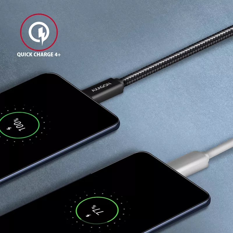Axagon BUCM32-CM15AB SPEED+ USB-C <> USB 20Gbps/100W kabel 1,5 m