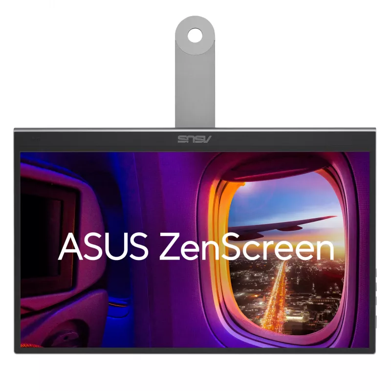 Monitor komputerowy ASUS ZenScreen MQ16AHE 39,6 cm (15,6 cala) 1920 x 1080 pikseli Full HD OLED srebrny