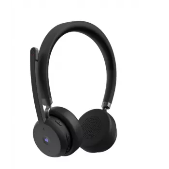 Lenovo Wireless VoIP Headset nagłowny biurowy/centrum obsługi połączeń Bluetooth czarny