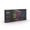 Klawiatura gamingowa Savio SAVGK-PHENIX żółty USB RF bezprzewodowa Bluetooth mechaniczna 82 klawisze RGB