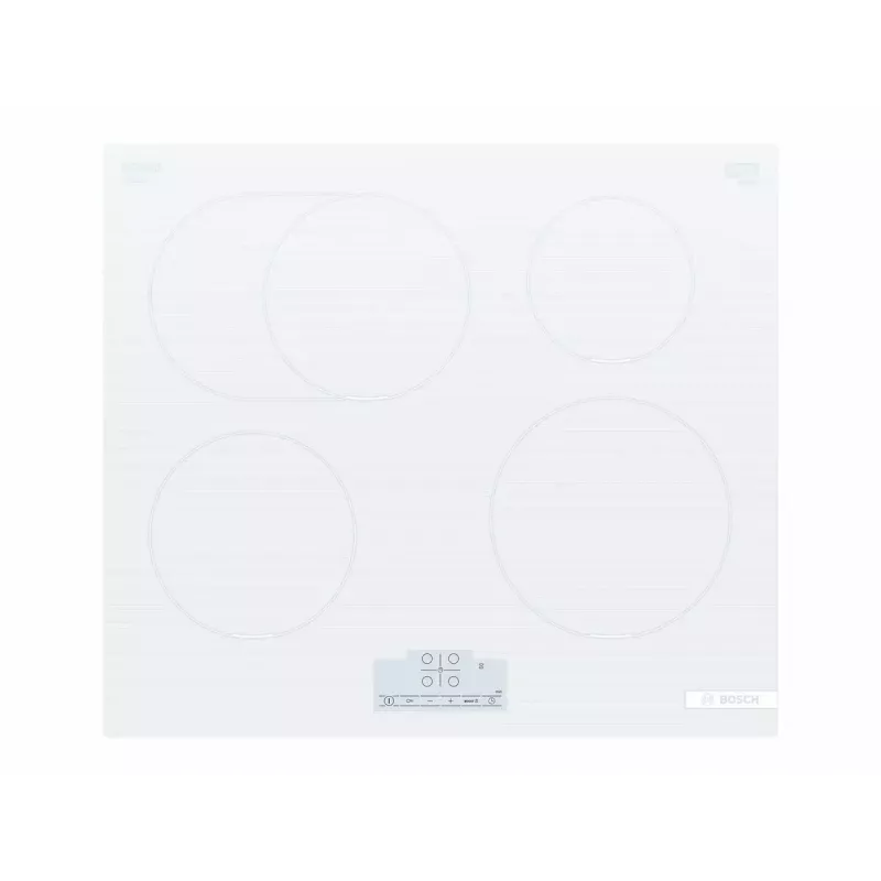 Płyta indukcyjna Bosch Serie 6 PIF612BB1E, 4-palnikowa do zabudowy, 60 cm, biała, sterowanie dotykowe