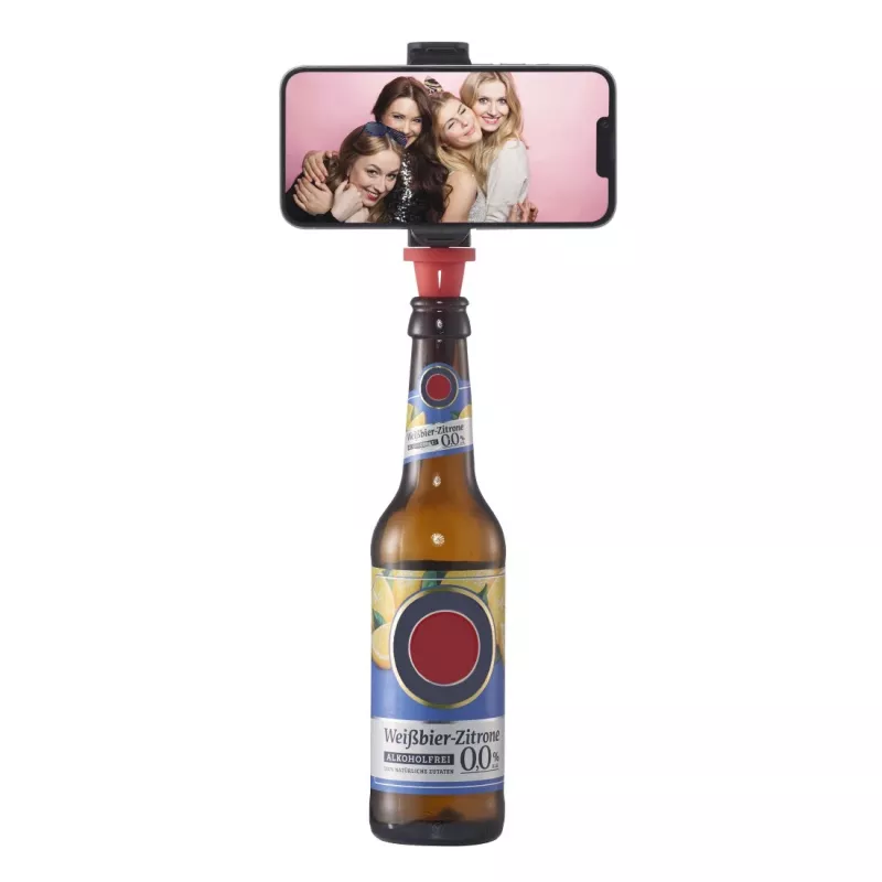 Hama Bottle Pod Fun Uchwyt pasywny Telefon komórkowy/Smartfon Czarny, Czerwony