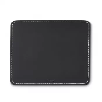Podkładka pod mysz Hama Leather Look Czarna 00126856