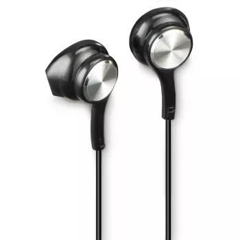 Hama Ocean II Zestaw słuchawkowy przewodowy Douszne Rozmowy / muzyka USB Type-C czarny, srebrny