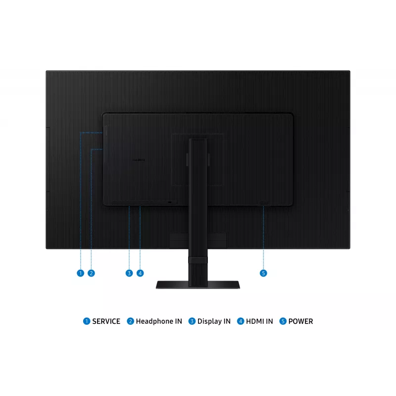 Monitor Samsung S70D 81,3 cm (32 cale) 3840 x 2160 pikseli 4K Ultra HD LED Czarny