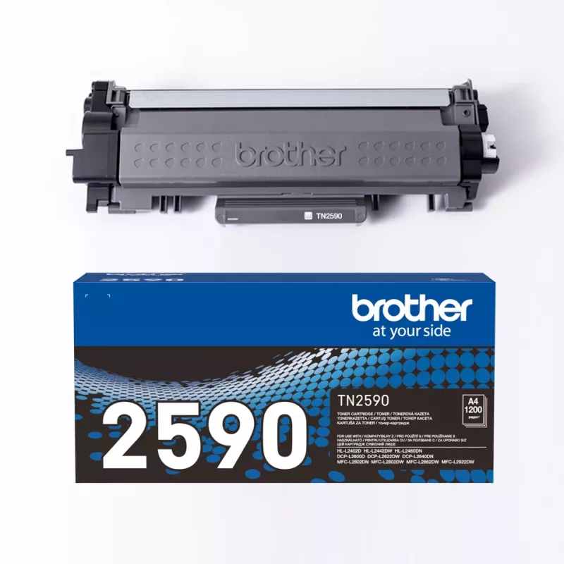 Oryginalny czarny wkład z tonerem Brother TN-2590, 1 szt.