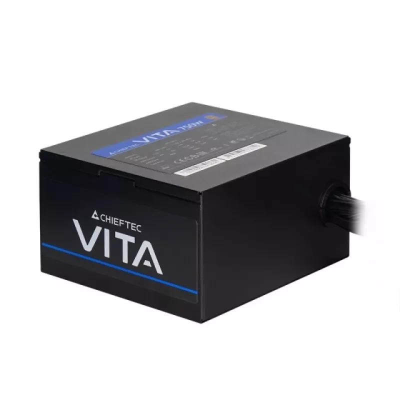 Chieftec Vita Zasilacz 750W 80+ Bronze Retail - PSU do PC/Serwera - 20+4 pin ATX PS/2