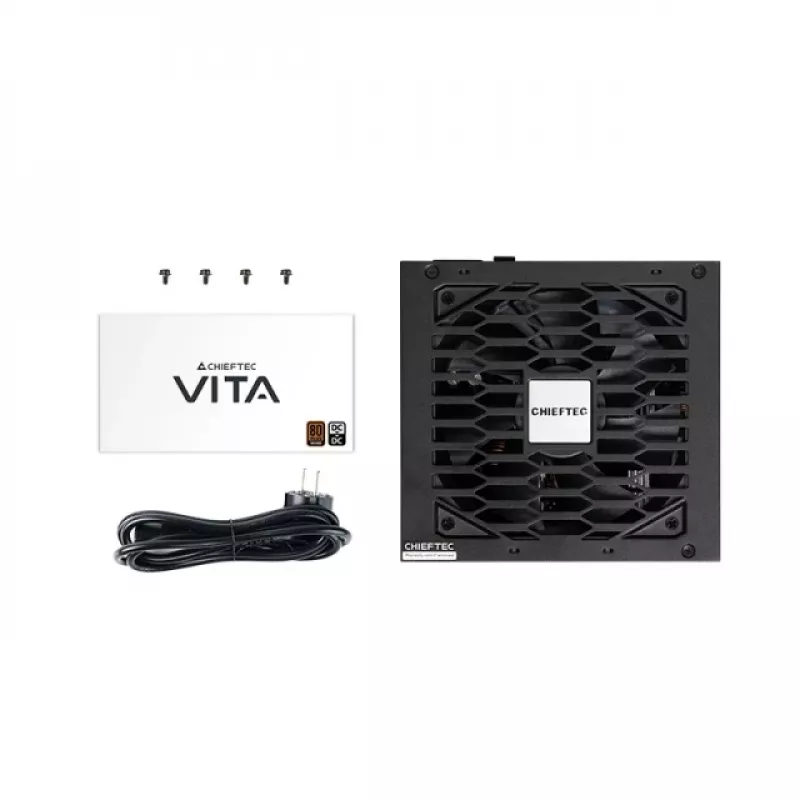 Chieftec Vita Zasilacz 750W 80+ Bronze Retail - PSU do PC/Serwera - 20+4 pin ATX PS/2