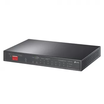 TP-Link 10-portowy gigabitowy przełącznik biurkowy z 6 portami PoE+ i 2 portami PoE++
