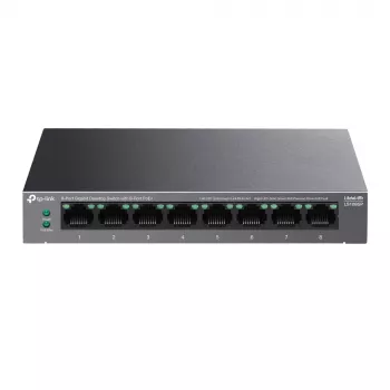 TP-Link LiteWave 8-portowy przełącznik gigabitowy do użytku na biurku z 8 portami PoE+