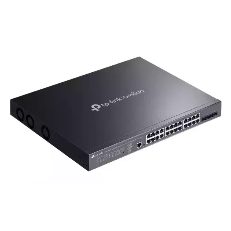 TP-Link Omada SG3428XMPP przełącznik sieciowy zarządzalny L2+ Gigabit Ethernet (10/100/1000) Power over Ethernet (PoE) 1U czarny