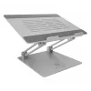 ICY BOX IB-NH300 Podstawka pod laptopa Srebrna 43.2 cm (17 cali)