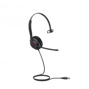 Yealink UH35 Mono Teams USB-A Headset, przewodowy, 20 - 20000 Hz, Biuro/Call center, 96,5 g, Headset, Czarny