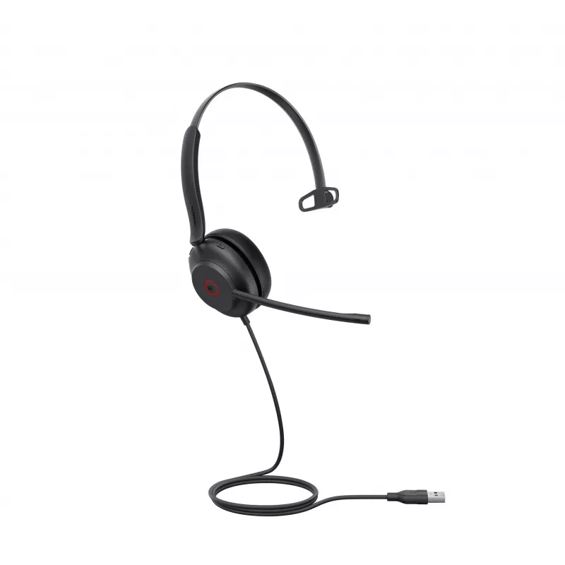 Yealink UH35 Mono Teams USB-A Headset, przewodowy, 20 - 20000 Hz, Biuro/Call center, 96,5 g, Headset, Czarny
