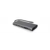 ICY BOX IB-DK4050-CPD Wired USB 3.2 Gen 1 (3.1 Gen 1) Type-C Antracyt