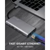 ICY BOX IB-DK4050-CPD Wired USB 3.2 Gen 1 (3.1 Gen 1) Type-C Antracyt