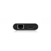 ICY BOX IB-DK4050-CPD Wired USB 3.2 Gen 1 (3.1 Gen 1) Type-C Antracyt